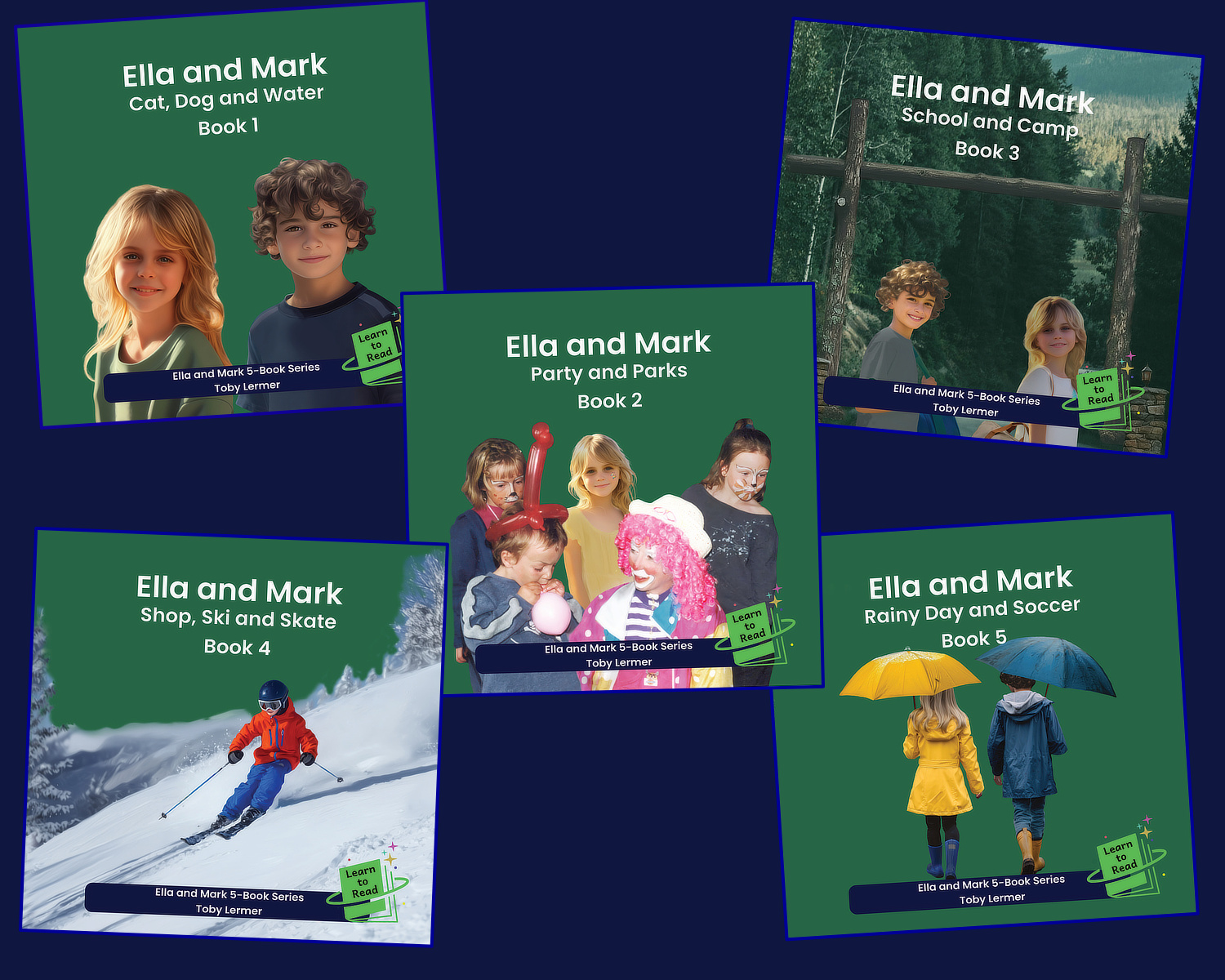 Ella and Mark Early Reader Series - 5 Books