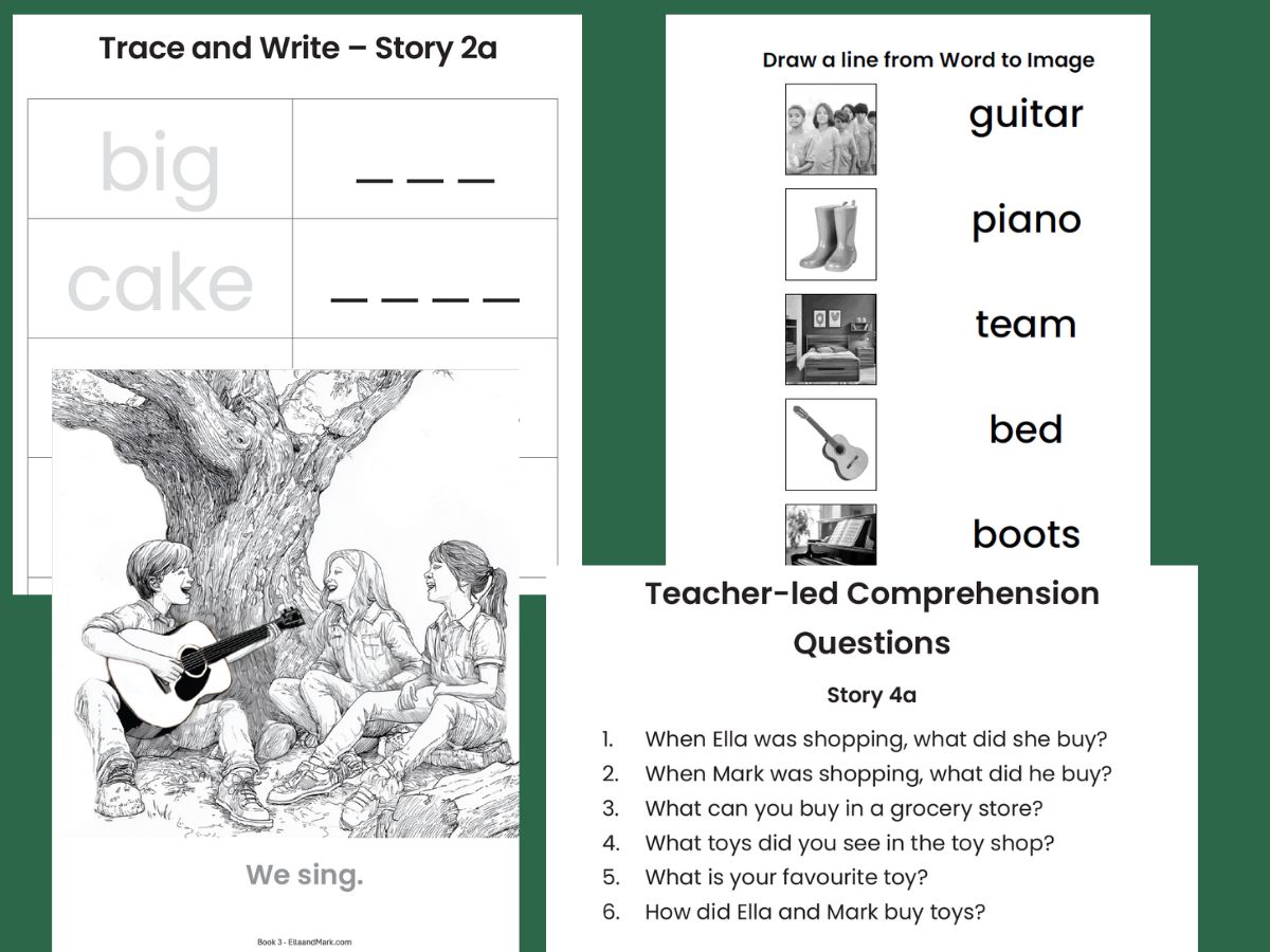 Ella and Mark activity book
